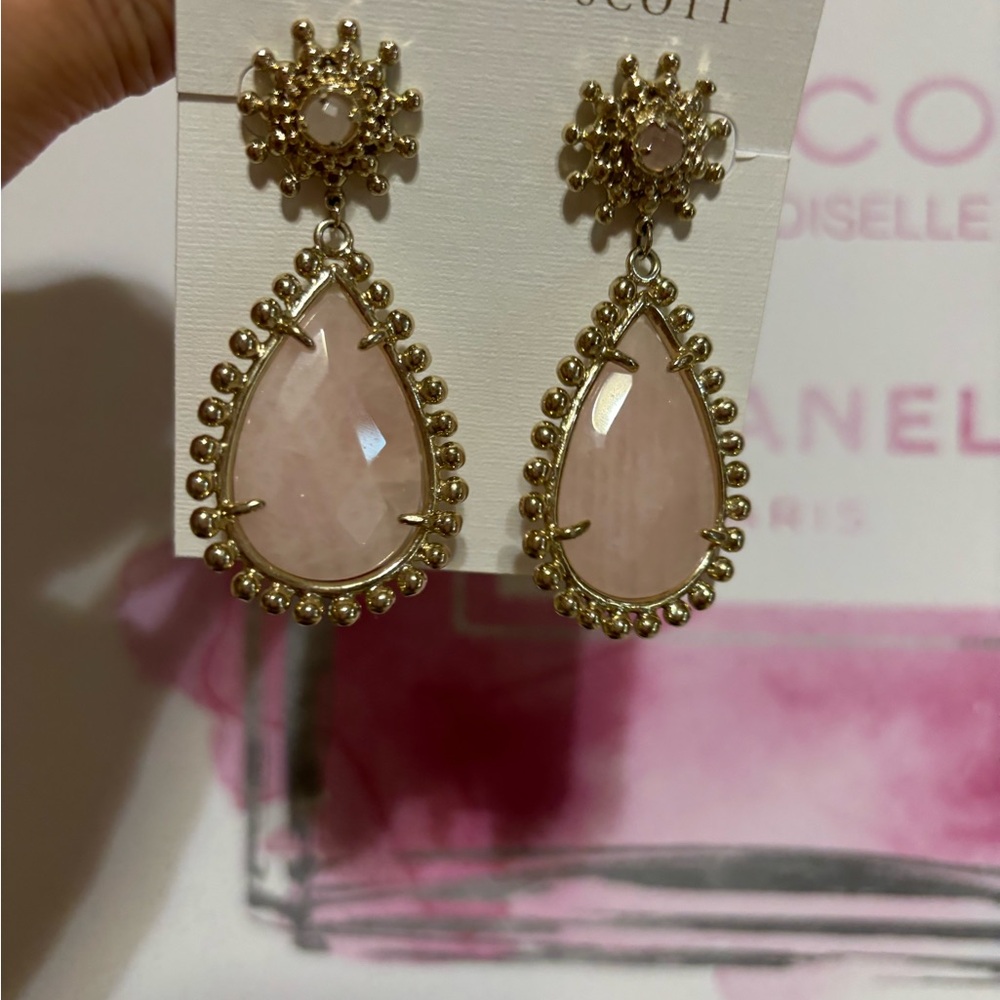 Kendra Scott | Vintage Mariena Earrings in Rose Quartz